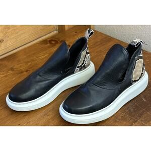 yuko imanishi + Women’s 38 Slip On Sneaker Shoe Platform Bootie Grunge Moto